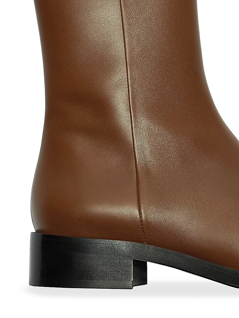 Vincent 25MM Leather Ankle Boots