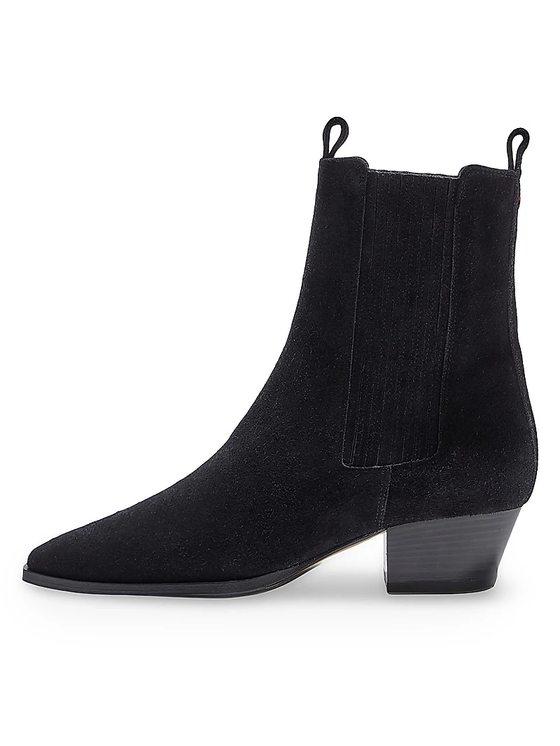 Agata 40MM Suede Ankle Boots