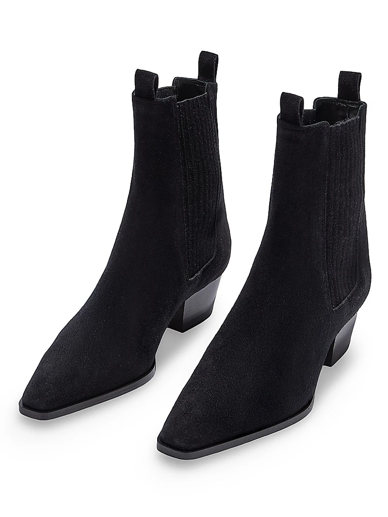 Agata 40MM Suede Ankle Boots
