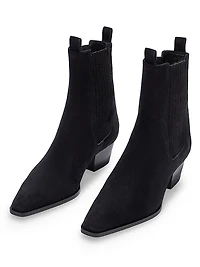 Agata 40MM Suede Ankle Boots
