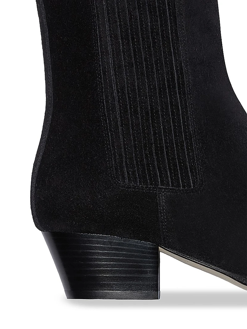Agata 40MM Suede Ankle Boots