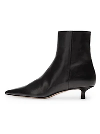 35MM Leather Ankle Boots