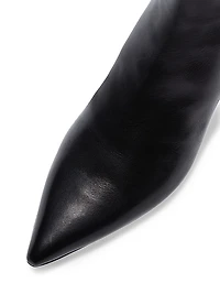 35MM Leather Ankle Boots
