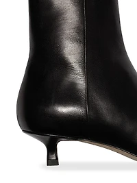 35MM Leather Ankle Boots