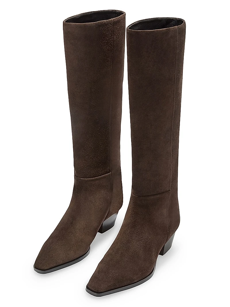Medea 40MM Suede Knee-High Boots