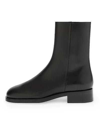 Vincent 25MM Leather Ankle Boots