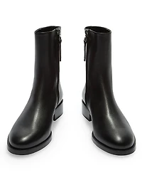 Vincent 25MM Leather Ankle Boots