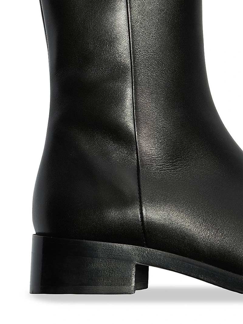 Vincent 25MM Leather Ankle Boots
