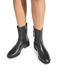 Vincent 25MM Leather Ankle Boots