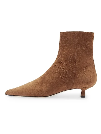 Sofie 35MM Suede Kitten-Heel Ankle Boots
