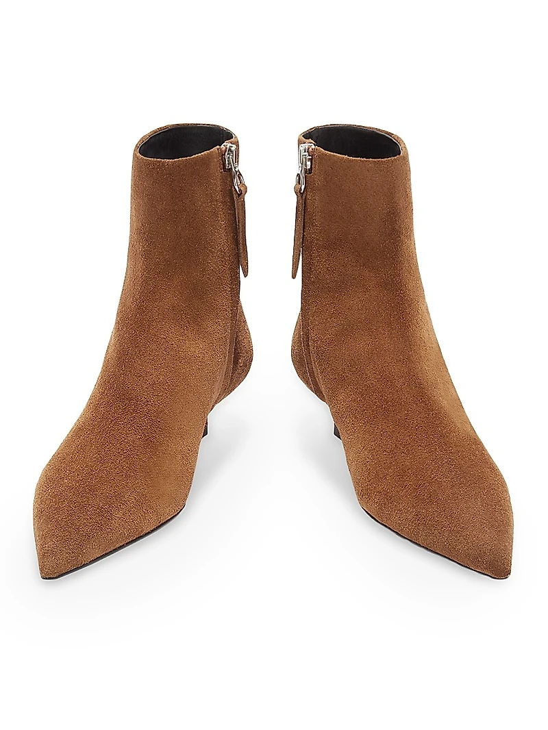 Sofie 35MM Suede Kitten-Heel Ankle Boots