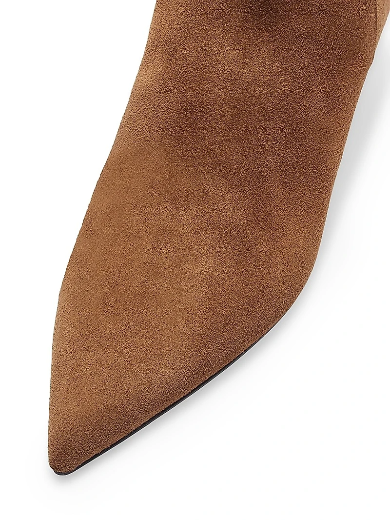 Sofie 35MM Suede Kitten-Heel Ankle Boots