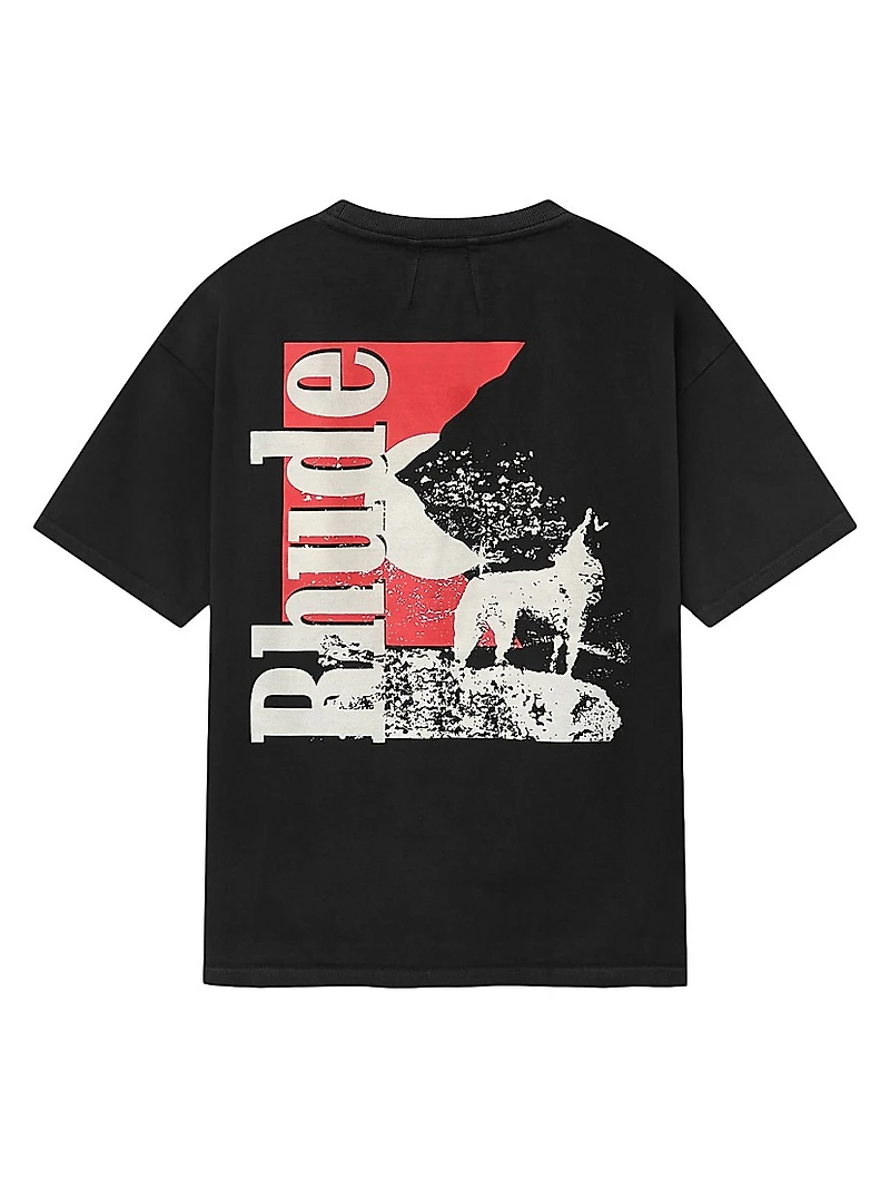 Moonlight Wolf Pocket T-Shirt