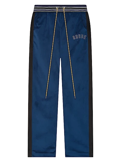 Logo Velour Track Pants