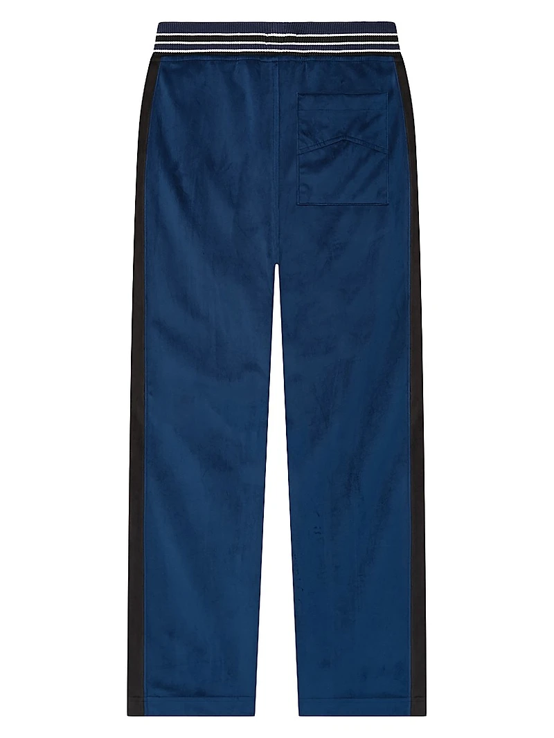 Logo Velour Track Pants