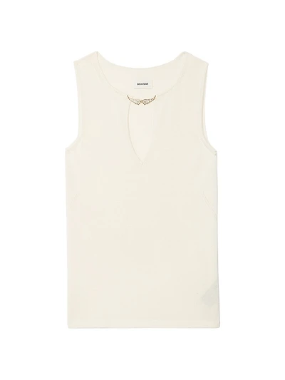 Sayani Vico Embellished Keyhole Tank