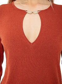 Sayan Vico Keyhole Sweater