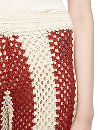 Pia Knit Striped Cotton Pants