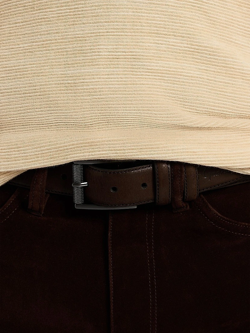 Ledson Quarter-Zip Cotton Top