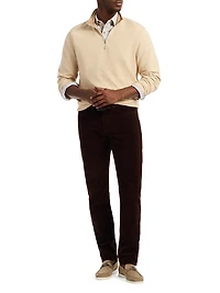 Ledson Quarter-Zip Cotton Top