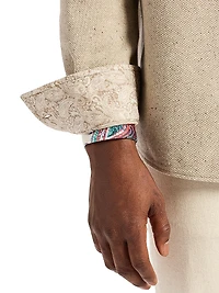 Vigano Knit Cotton Shirt Jacket