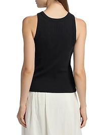 Rib-Knit Cotton Tank
