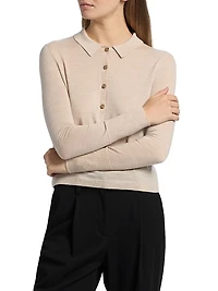 Grayson Wool Polo Top