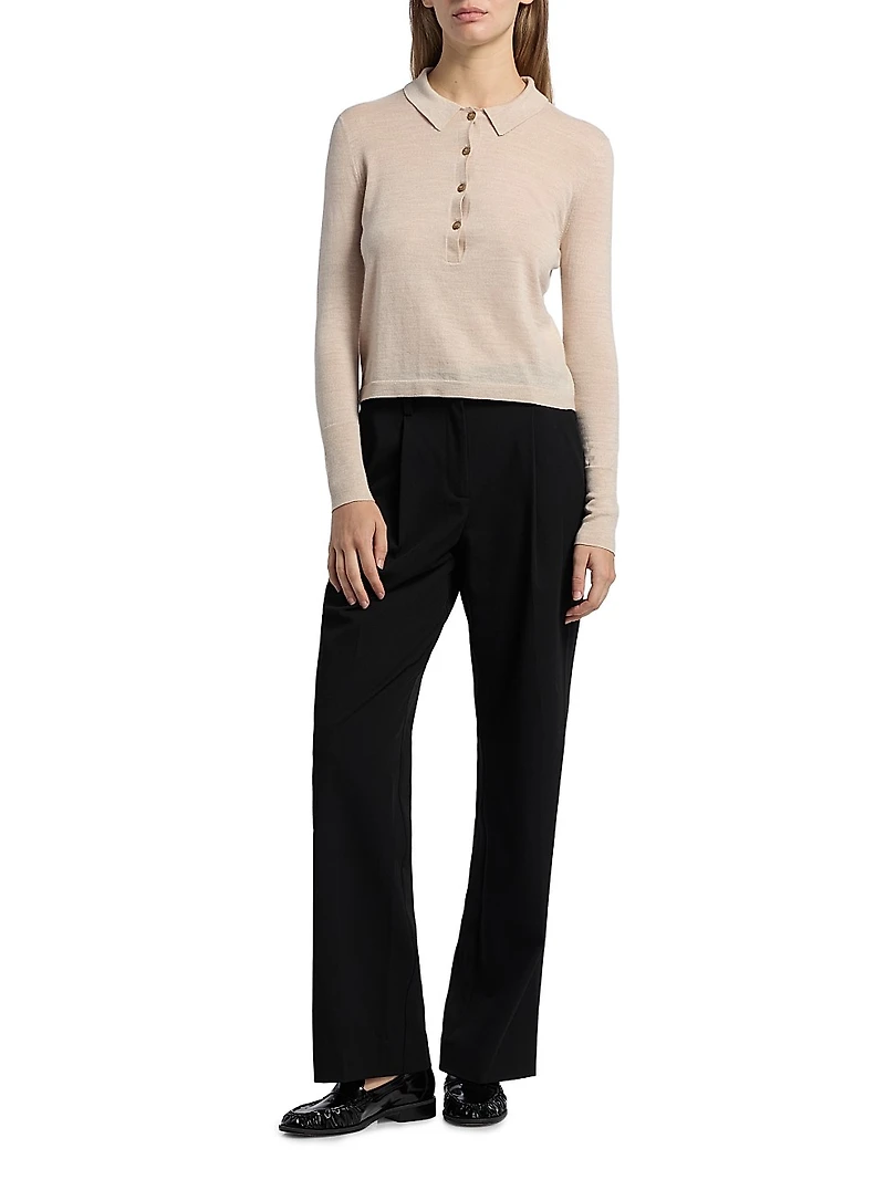 Grayson Wool Polo Top