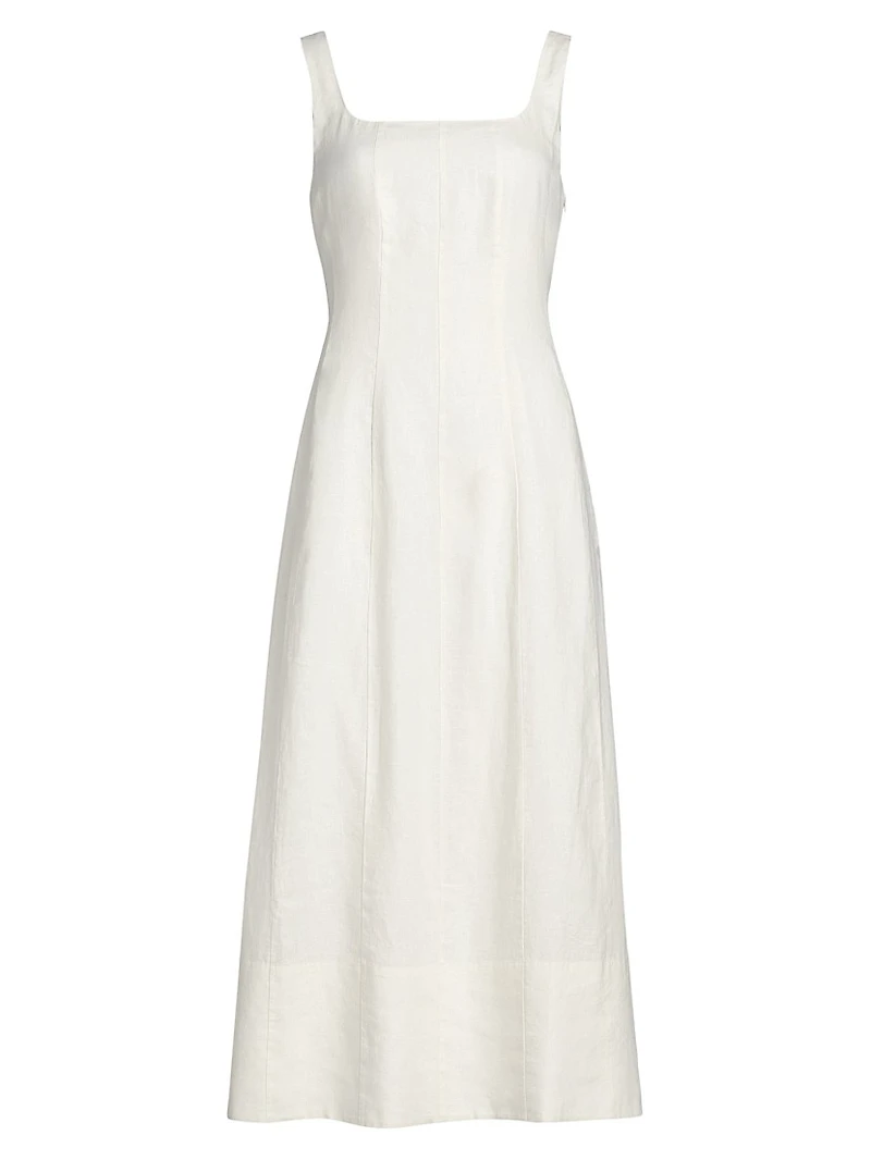 Kinney Linen Midi-Dress