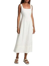 Kinney Linen Midi-Dress