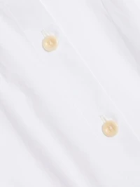 Lara Pleated Cotton Poplin Top