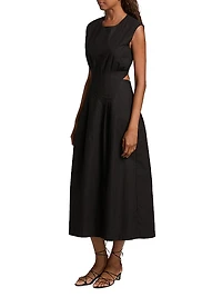 Kit Cotton Poplin Midi-Dress