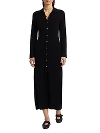 Showtime Cashmere Maxi Shirtdress