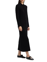 Showtime Cashmere Maxi Shirtdress