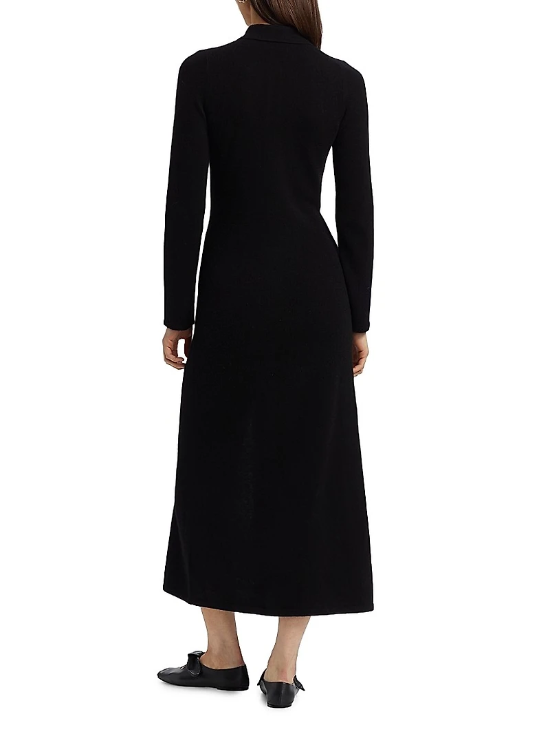 Showtime Cashmere Maxi Shirtdress