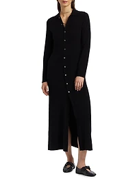 Showtime Cashmere Maxi Shirtdress