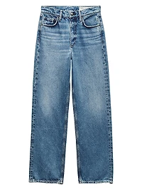 Shea High-Rise Straight-Leg Jeans