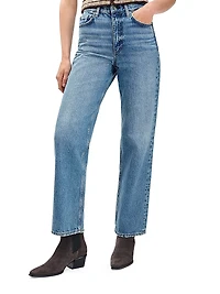 Shea High-Rise Straight-Leg Jeans