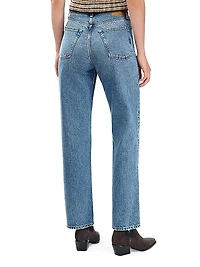 Shea High-Rise Straight-Leg Jeans