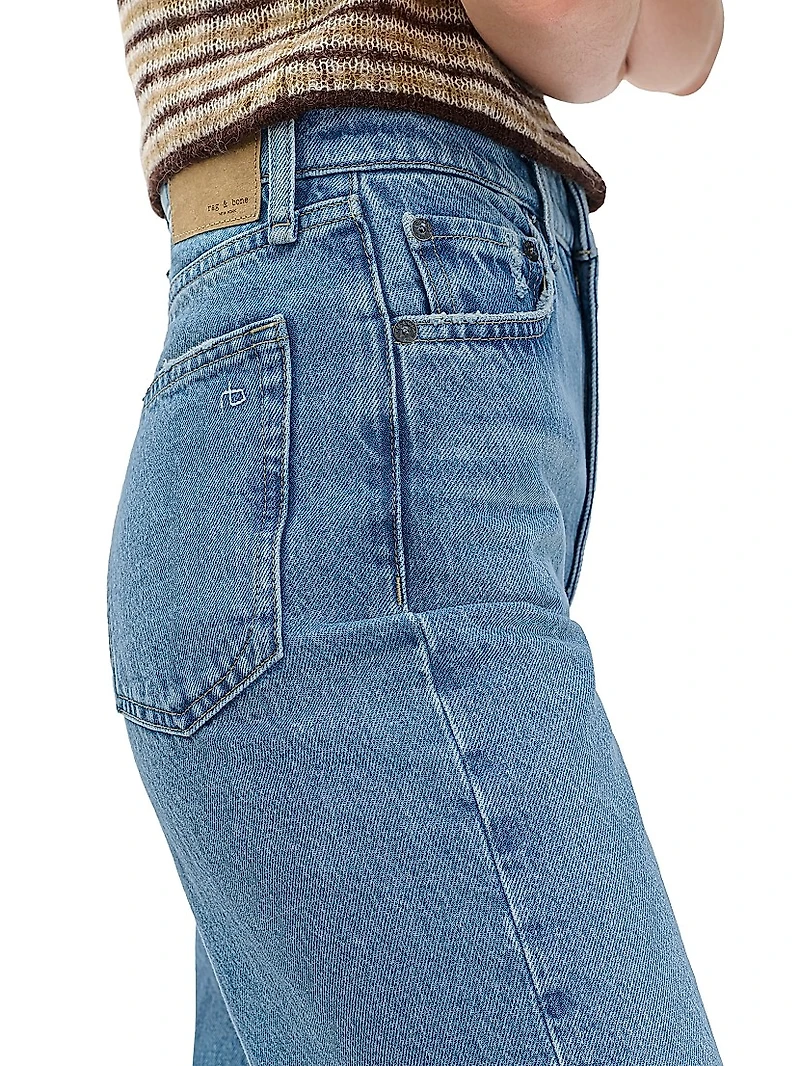 Shea High-Rise Straight-Leg Jeans