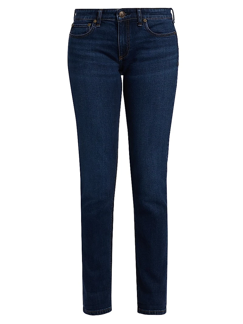 Dre Low-Rise Slim-Fit Boyfriend Jeans