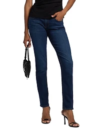 Dre Low-Rise Slim-Fit Boyfriend Jeans