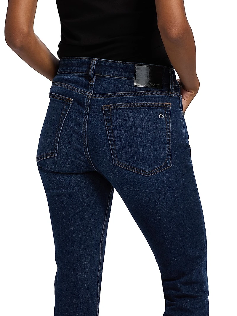 Dre Low-Rise Slim-Fit Boyfriend Jeans