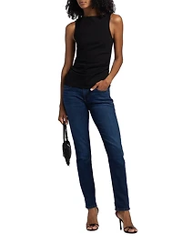 Dre Low-Rise Slim-Fit Boyfriend Jeans