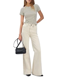 Skylar High-Rise Trouser-Style Jeans