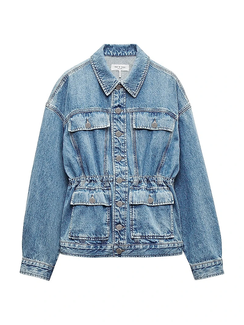 Amy Cinched Denim Jacket