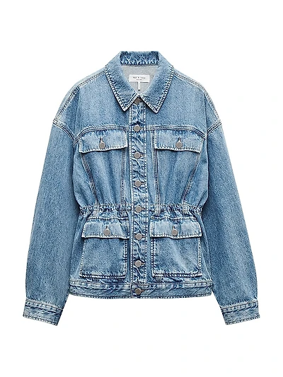 Amy Cinched Denim Jacket