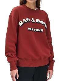 RBNY Oversized Cotton-Blend Sweatshirt
