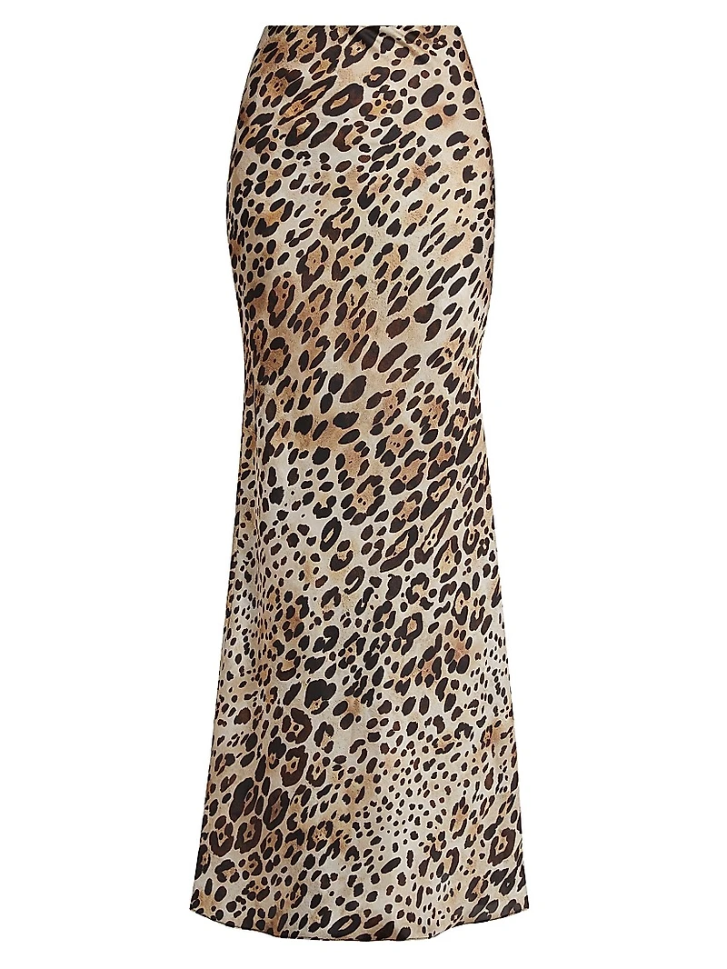 Sierra Leopard Maxi Skirt