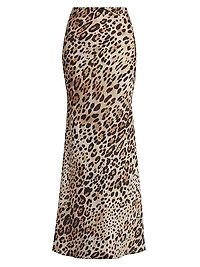 Sierra Leopard Maxi Skirt